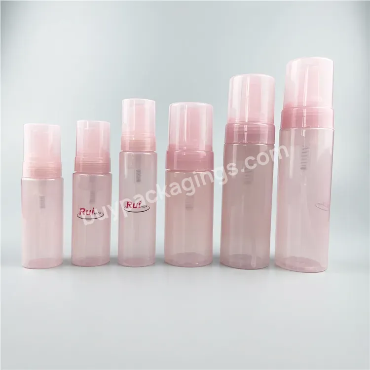 Empty Eco Friendly Pink Foaming Hand Soap Dispenser Bottle Refillable Foam Pump Bottle 30ml 50ml 100ml 150ml 200ml