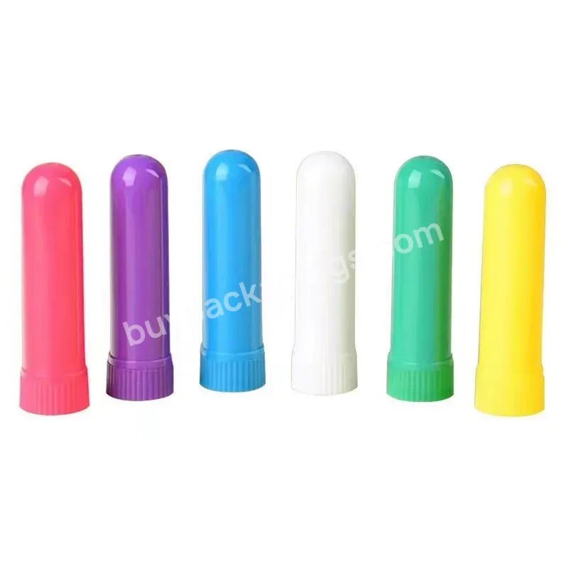 Empty Essential Oil Sticks Packaging Blank Equipped Color Smell Plastic Purpose Aromatherapy Oem Cool Nasal Inhaler Tubes - Buy Nasal Inhaler Sticks,Asthma Inhaler Equipment Nasal Cold Inhaler Breathing Problem Solve Cotton Wick Packaging Nasal Inhal