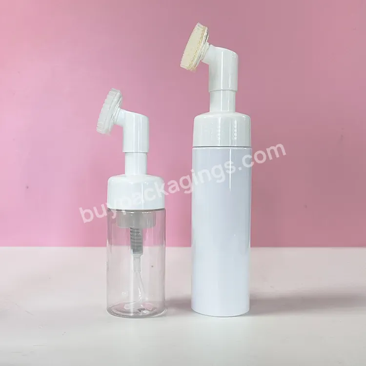 Empty Facial Mousse Foaming Soap Dispenser Hair Face Foamer Pump Bottle 100ml/120ml/150ml/200ml For Cosmetic Packaging