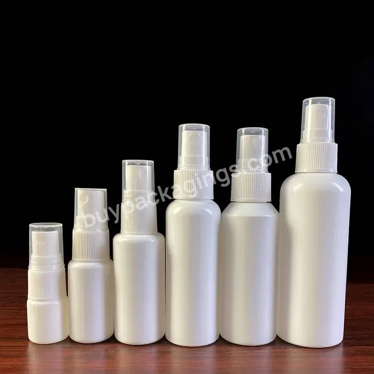 Empty Fine Mist Pet 130ml 50ml 100ml 120ml 150ml 200ml 250ml 500ml Amber White Clear Plastic Spray Bottle For Cosmetic Packaging