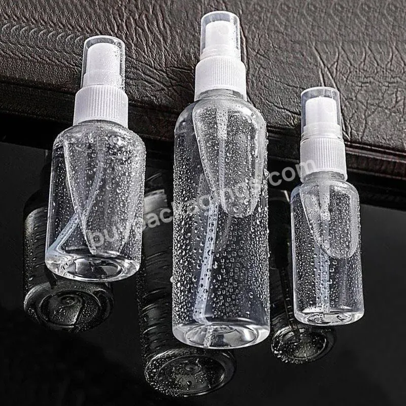 Empty Fine Mist Pet 130ml 50ml 100ml 120ml 150ml 200ml 250ml 500ml Amber White Clear Plastic Spray Bottle For Cosmetic Packaging