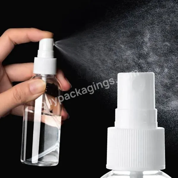 Empty Fine Mist Pet 30ml 50ml 100ml 120ml 150ml 200ml 250ml 500ml Amber White Clear Plastic Spray Bottle For Cosmetic Packaging