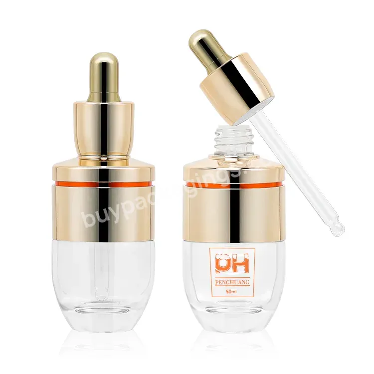 Empty Glass Serum Bottle Makeup Glass Cosmetic Bottle Skincare Packaging Moisturize 30ml 50ml Face Oil Dropper Bottle