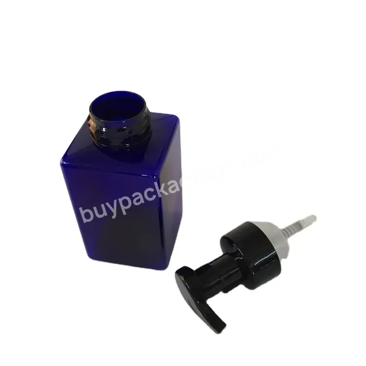 Empty Hand Soap Bottle In Customized Color Cobalt Blue 450ml 15oz Pet Foam Spray Bottle