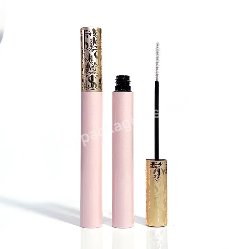 Empty Liquid 10ml Eyeliner Tube Eyelash Serum Bottle Cosmetic Packaging Lid Mascara Tube Lip Gloss Packaging With Wand Brush