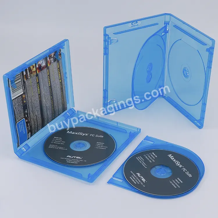 Empty Movies And Film Player Blu Ray Cd Dvd Drive Holder With 1 Tray Multi Slim Pp Material Bluray Replacement Case