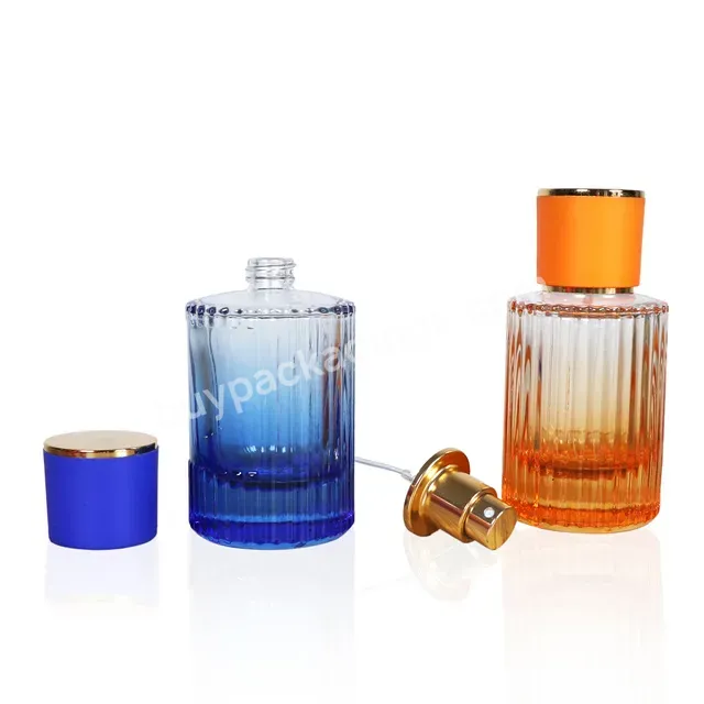 Empty Perfume Bottles Gradient 30ml 50ml 100ml Perfume Bottle With Box