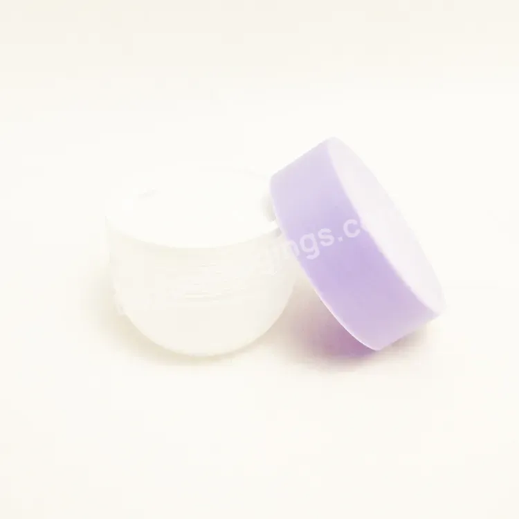 Empty Plastic Cosmetic Container Pot Bowl Shape Single Wall Facial Cream Jar Container Bottle 75g