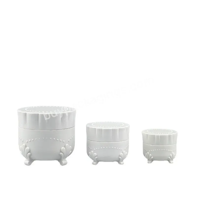 Empty Plastic Cosmetic Jars 5g 10g 20g 30g 50g White Pink Black Eco Friendly Cosmetic Jars