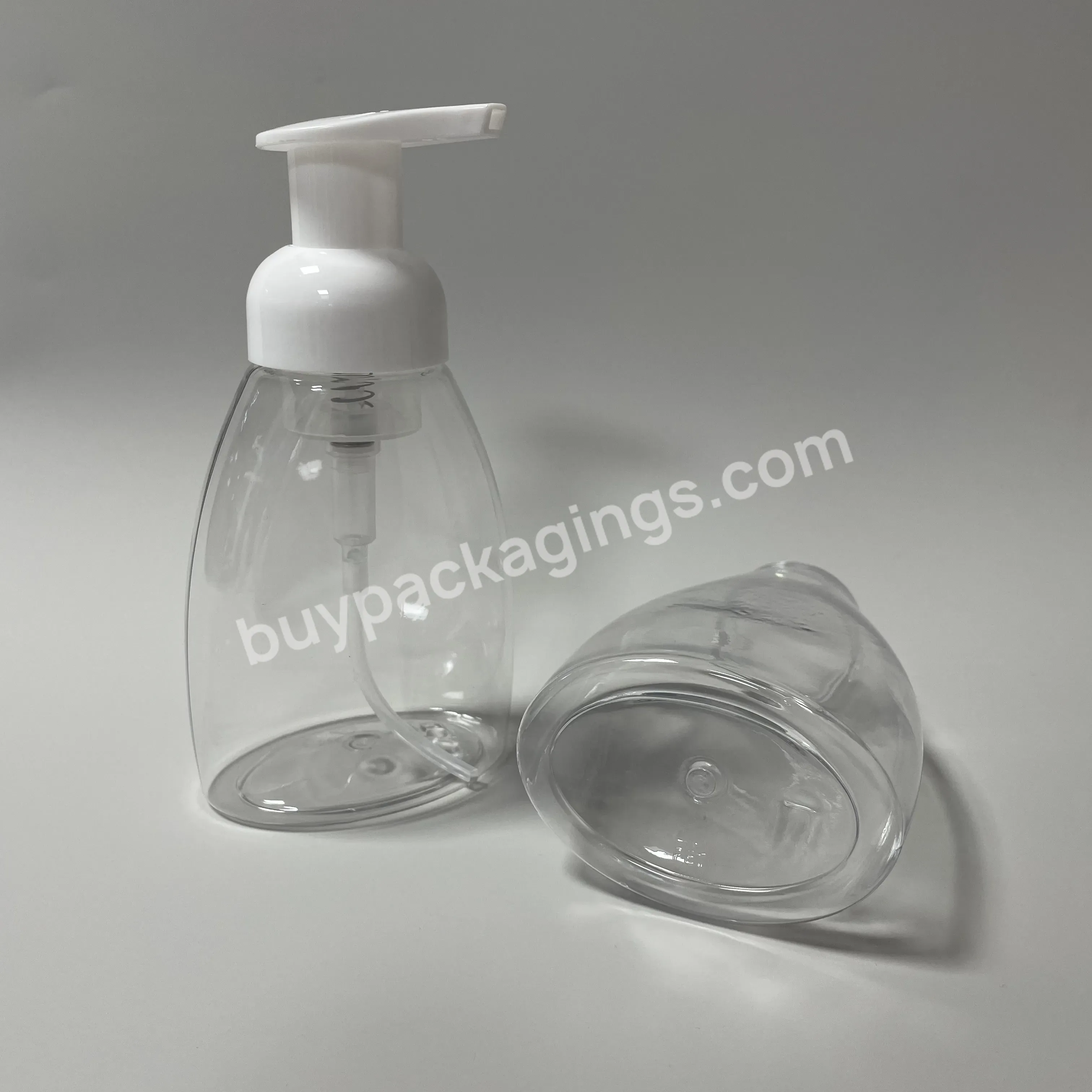 Empty Plastic Foam Pump Bottles Cosmetic Packaging 250 8 Oz 300ml Foaming Soap Pump Bottle