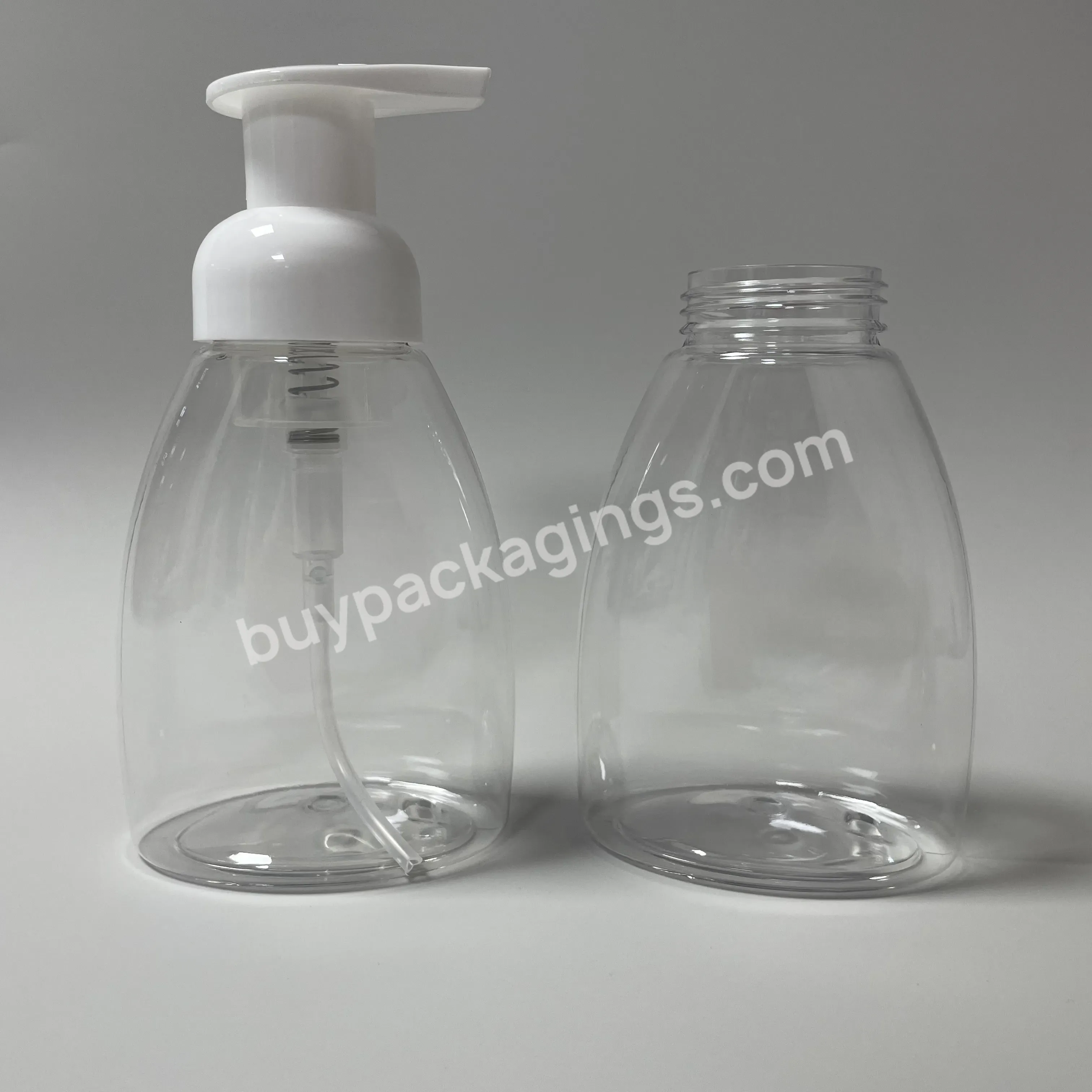 Empty Plastic Foam Pump Bottles Cosmetic Packaging 250 8 Oz 300ml Foaming Soap Pump Bottle