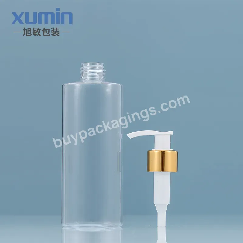 Empty Plastic Lotion Bottle 120ml And 200ml Plastic White Bottle With Pump Clear Pet Plastic Lotion Pump Bottle 200 Ml