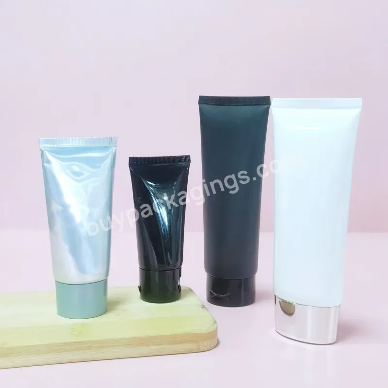 Empty Plastic Pe Shampoo Tube Hand Cream Body Lotion Soft Cosmetic Packaging Squeeze Tube