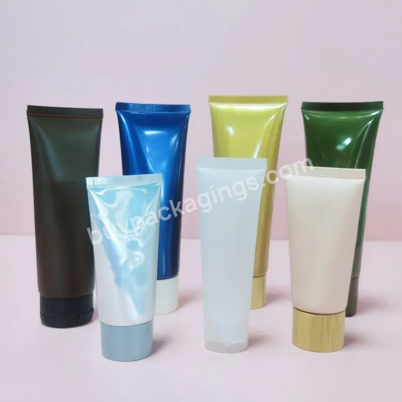 Empty Plastic Pe Shampoo Tube Hand Cream Body Lotion Soft Cosmetic Packaging Squeeze Tube