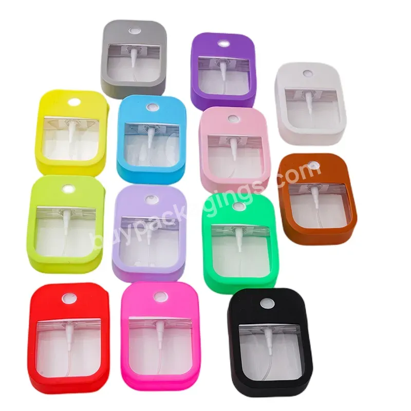 Empty Pocket Sanitizer Bottle Plastic Sprayer Perfume Alcohol Flat Card Shape Wholesale 38ml Water Mist Spray Bottles