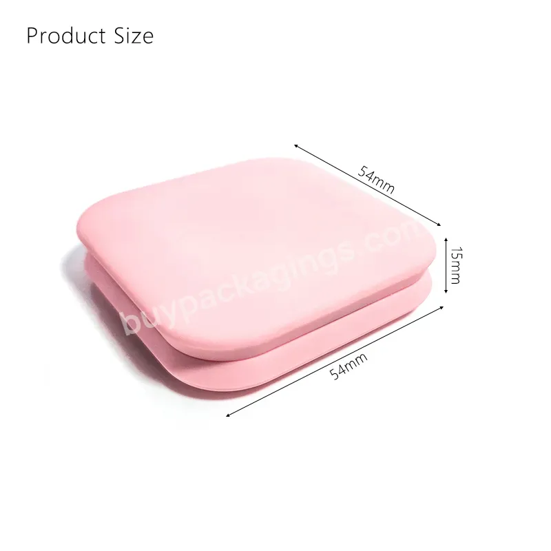 Empty Powder Compact Cases Private Label Pressed Powder Container Pressed Powder Container With Mirror