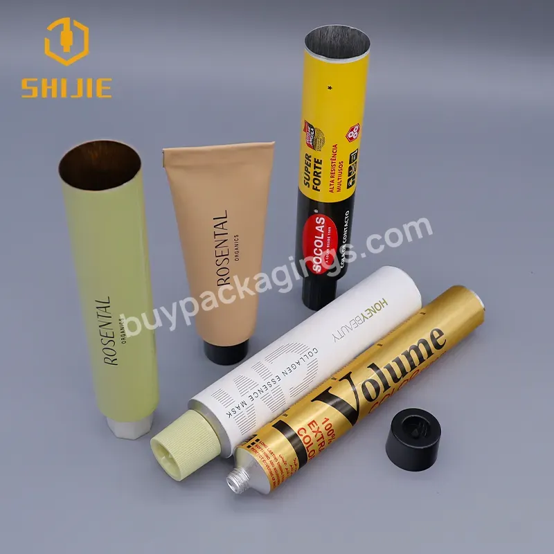 Empty Refillable Cosmetic Toothpaste Aluminum Tubes Packaging/ Medical Cream Tubes Packaging Containers With Needle Screw Lids - Buy Toothpaste Aluminum Tubes Packaging,Medical Cream Tubes Packaging,Collapsible Aluminum Tubes Packaging.