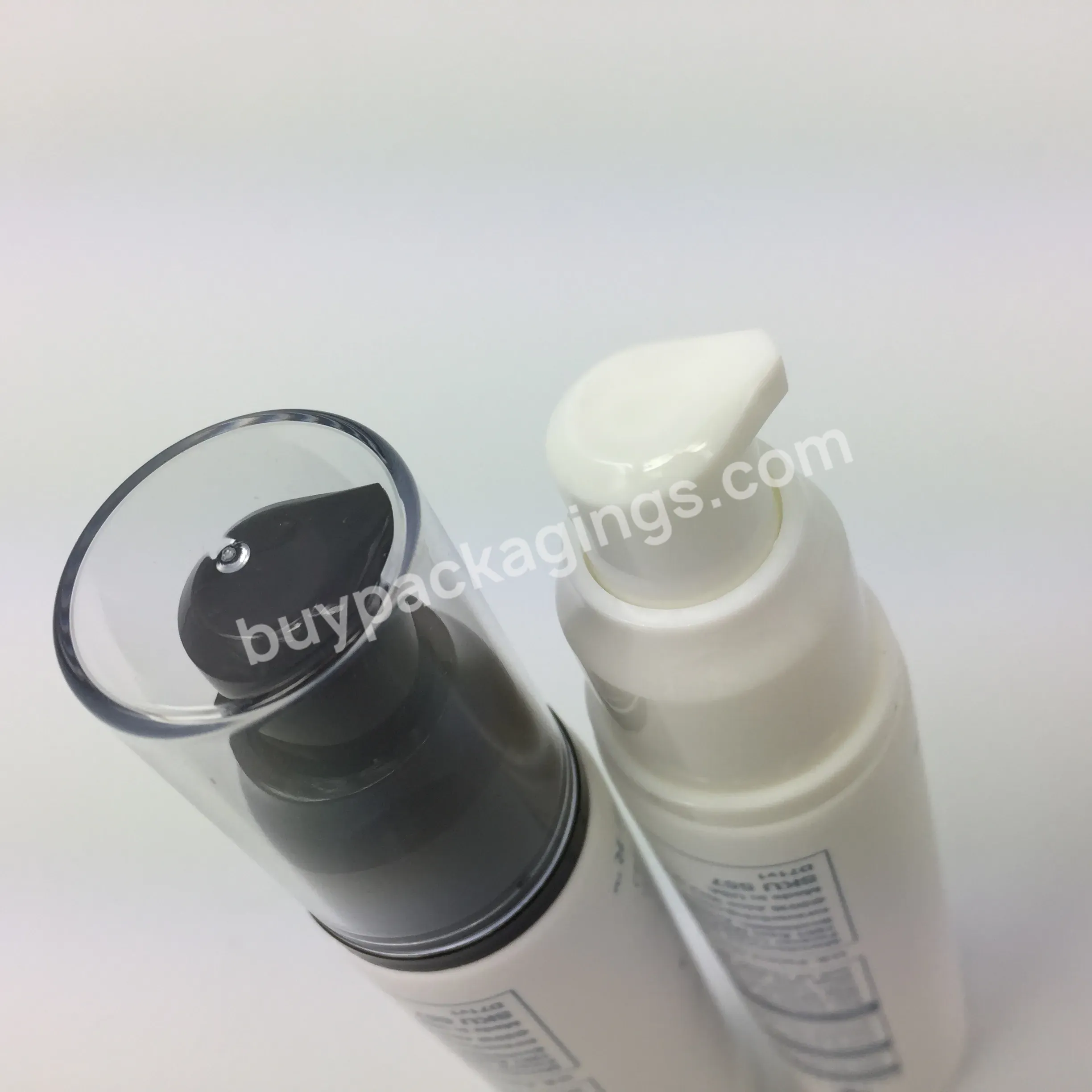 Empty Refillable Plastic Soft Tubes With Airless Dispenser Pump 30ml