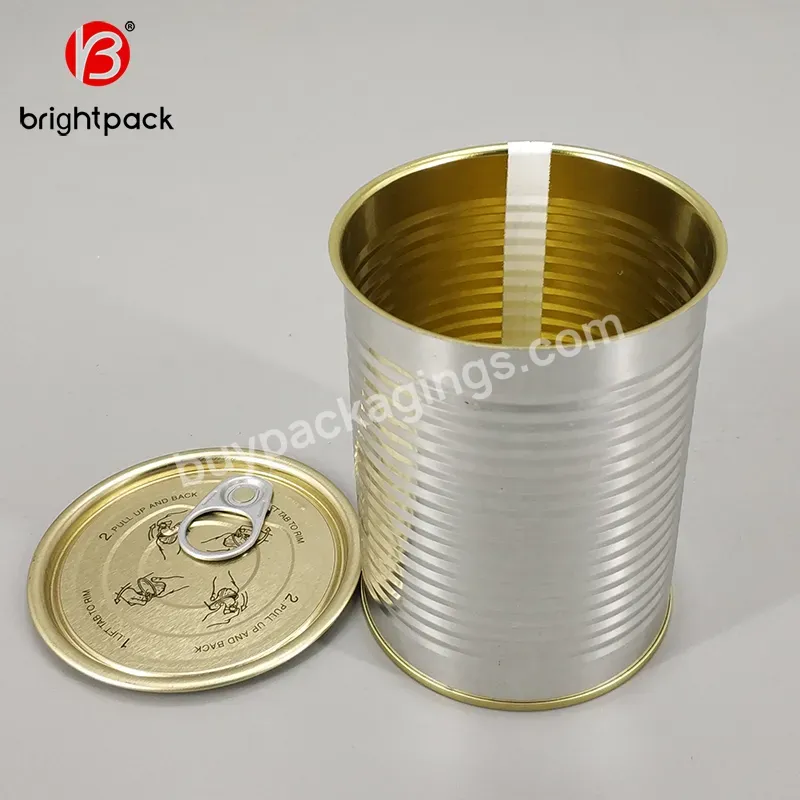 Empty Round Food Grade Tin Cans Manufacturer Tin Cans For Food Canning