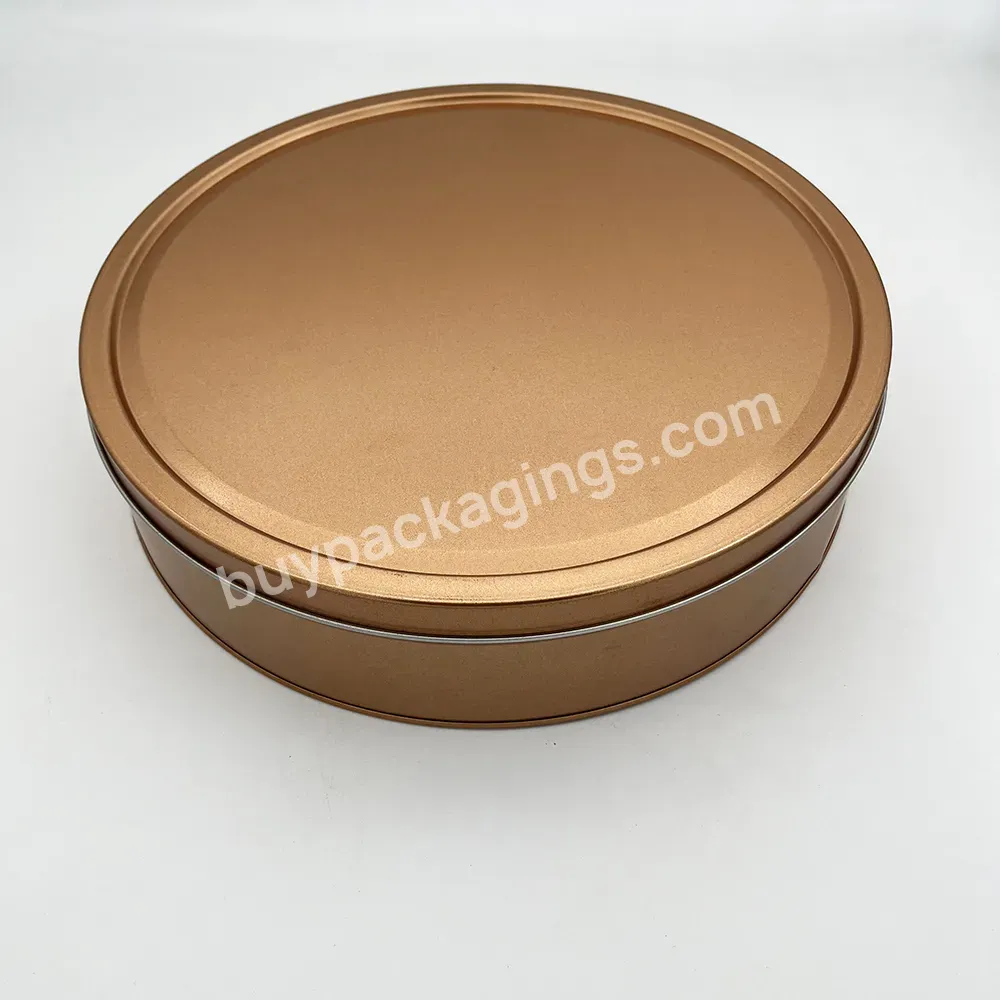 Empty Round Shape Tin Boxes For Cookies