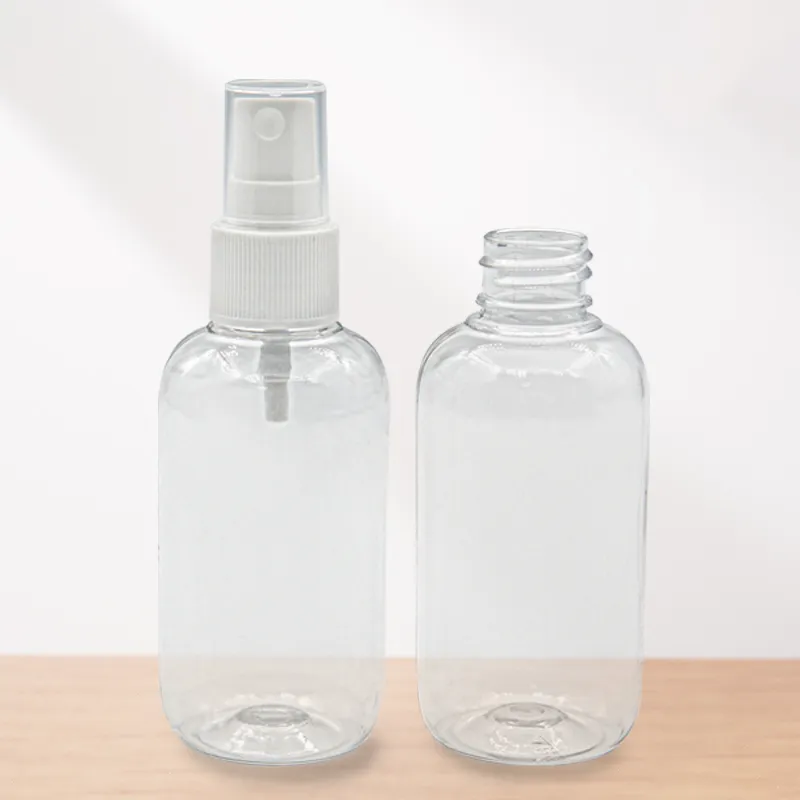 empty round Wholesale Custom Easy to Carry 50ml 80ml pink water mist spray bottle cosmetic fine mist spray bottle