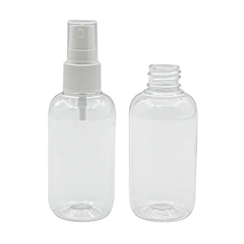 empty round Wholesale Custom Easy to Carry 50ml 80ml pink water mist spray bottle cosmetic fine mist spray bottle