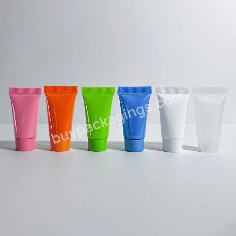 Empty Soft Tubes Packaging Cosmetic Tube 8ml 10ml 15ml 18ml Clear Push Lip Gloss Squeeze Tubes Custom Squeeze Container