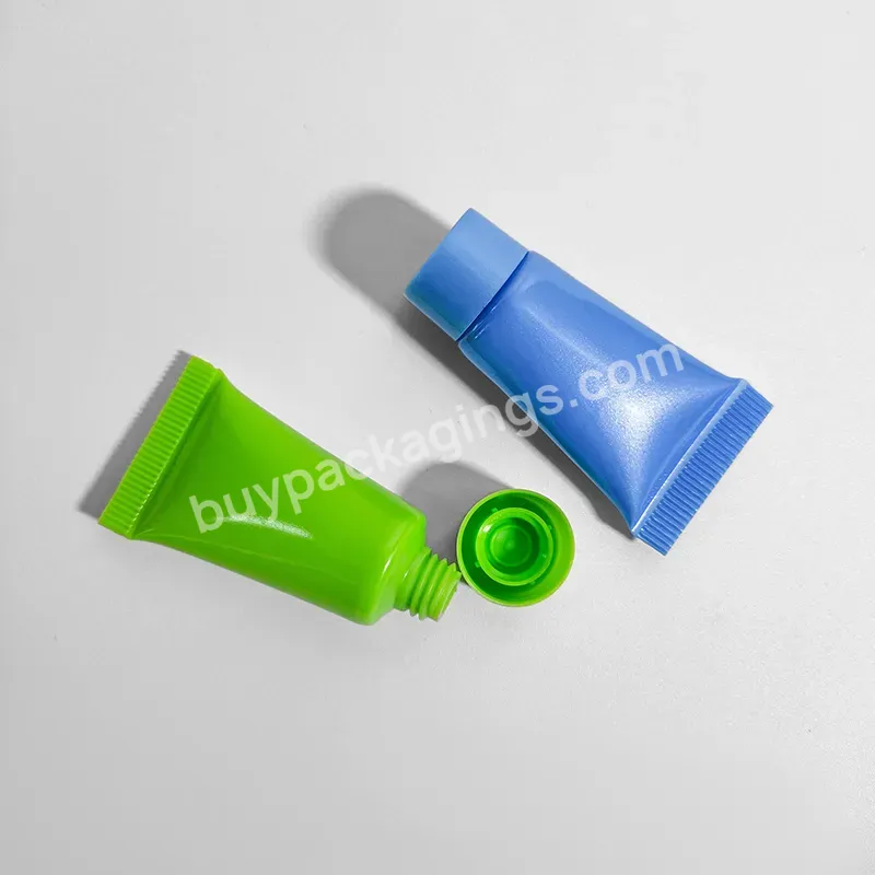 Empty Soft Tubes Packaging Cosmetic Tube 8ml 10ml 15ml 18ml Clear Push Lip Gloss Squeeze Tubes Custom Squeeze Container