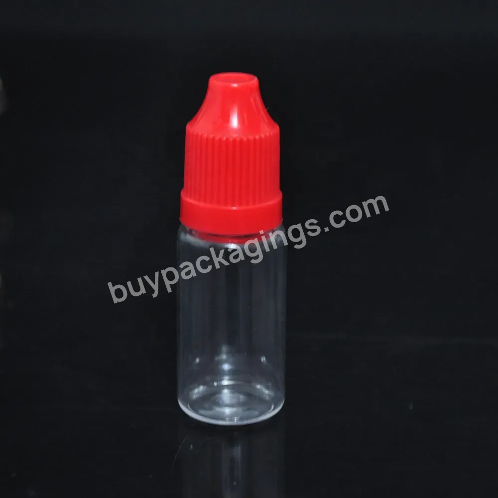 Empty Squeeze Dropper Long Thin Neck Childproof Cap Pet Plastic Bottle