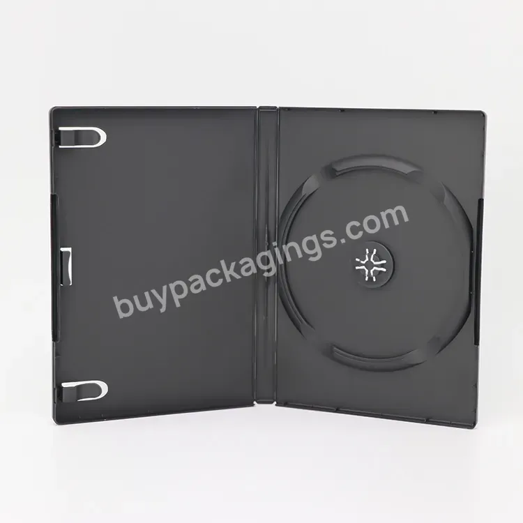 Empty Standard 14mm Dvd Pp Cd Box Replacement Boxes Dvd Cd Storage Case Hard Disk Box Dvd Case