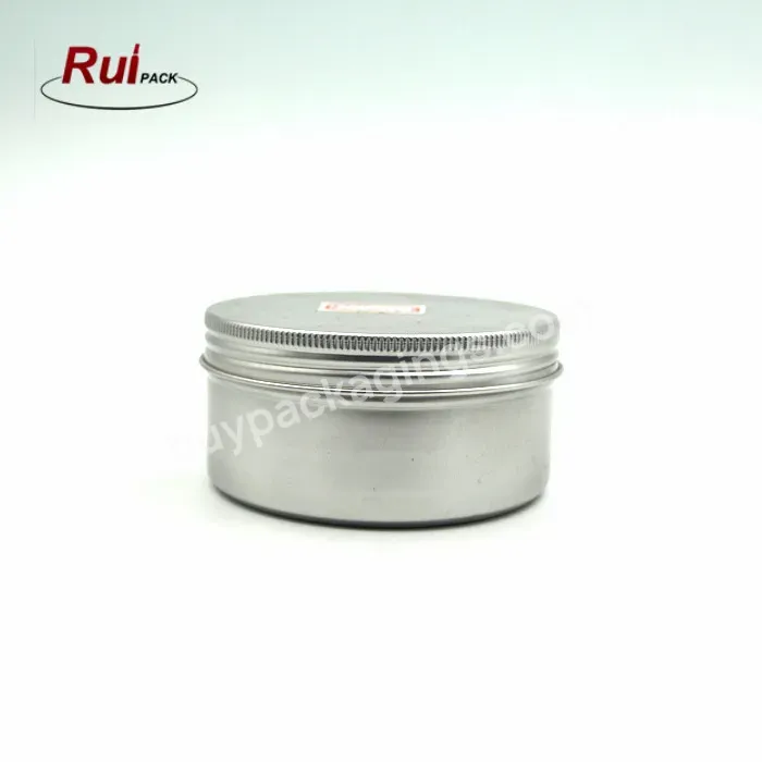 Empty Storage Container Bottle Aluminum Cosmetic Jars 5g 10g 15g 20g 30g 60g Silver Black Gold Metal Aluminum Tin For Saffron