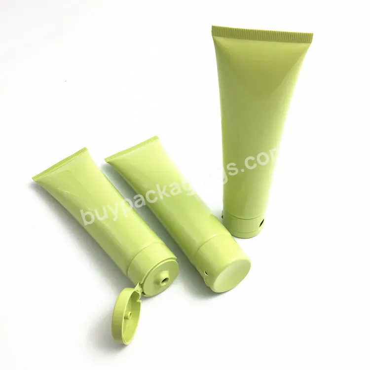 Empty Sugarcane Cosmetic Soft Pe Hand Cream Tube With Flip Top Cap