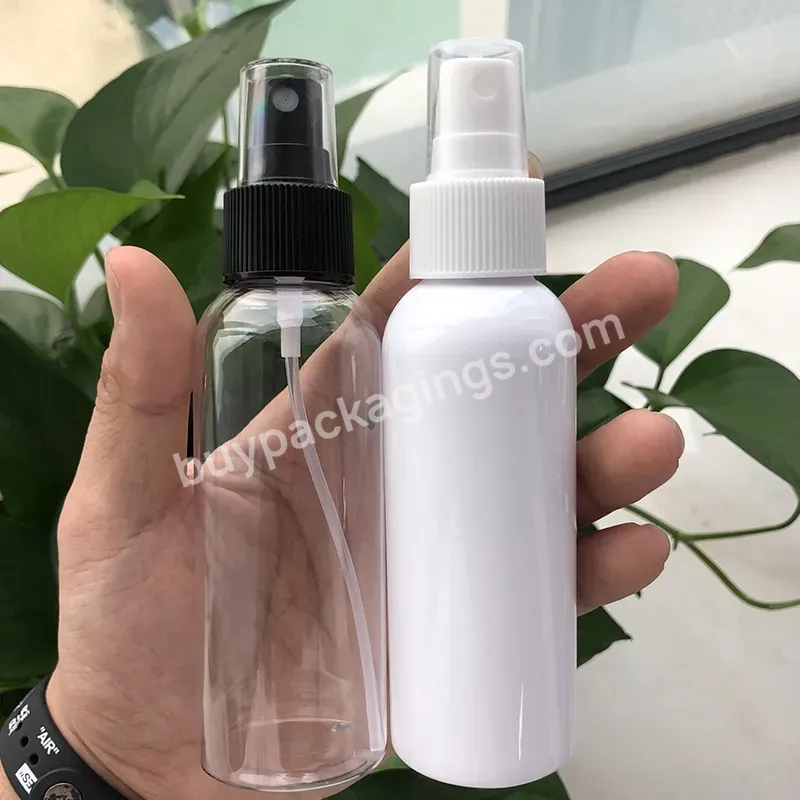 Empty Transparent Fine Mist Spray Bottle 50ml 75ml 100ml 250ml White/clear Plastic Spray Bottles