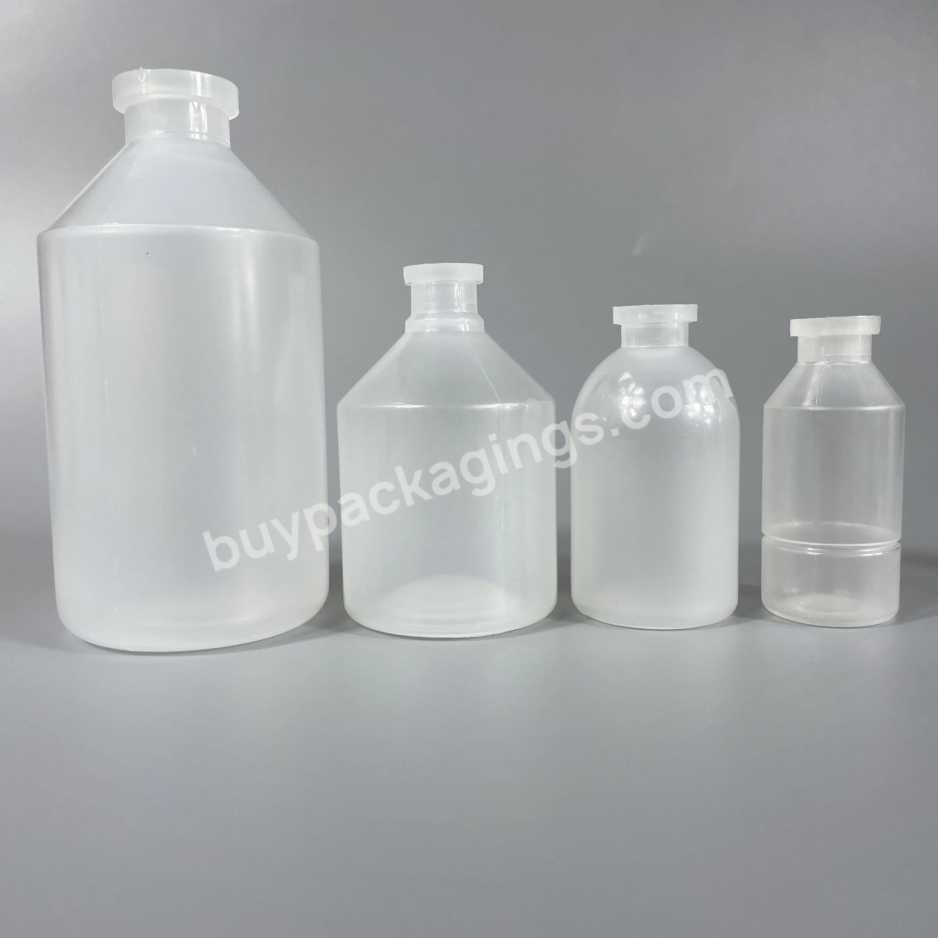 Empty Transparent Pp 10ml 20ml 30ml 50ml Plastic Vaterinary Vaccine Injection Bottle Sterile Vials For Veterinary