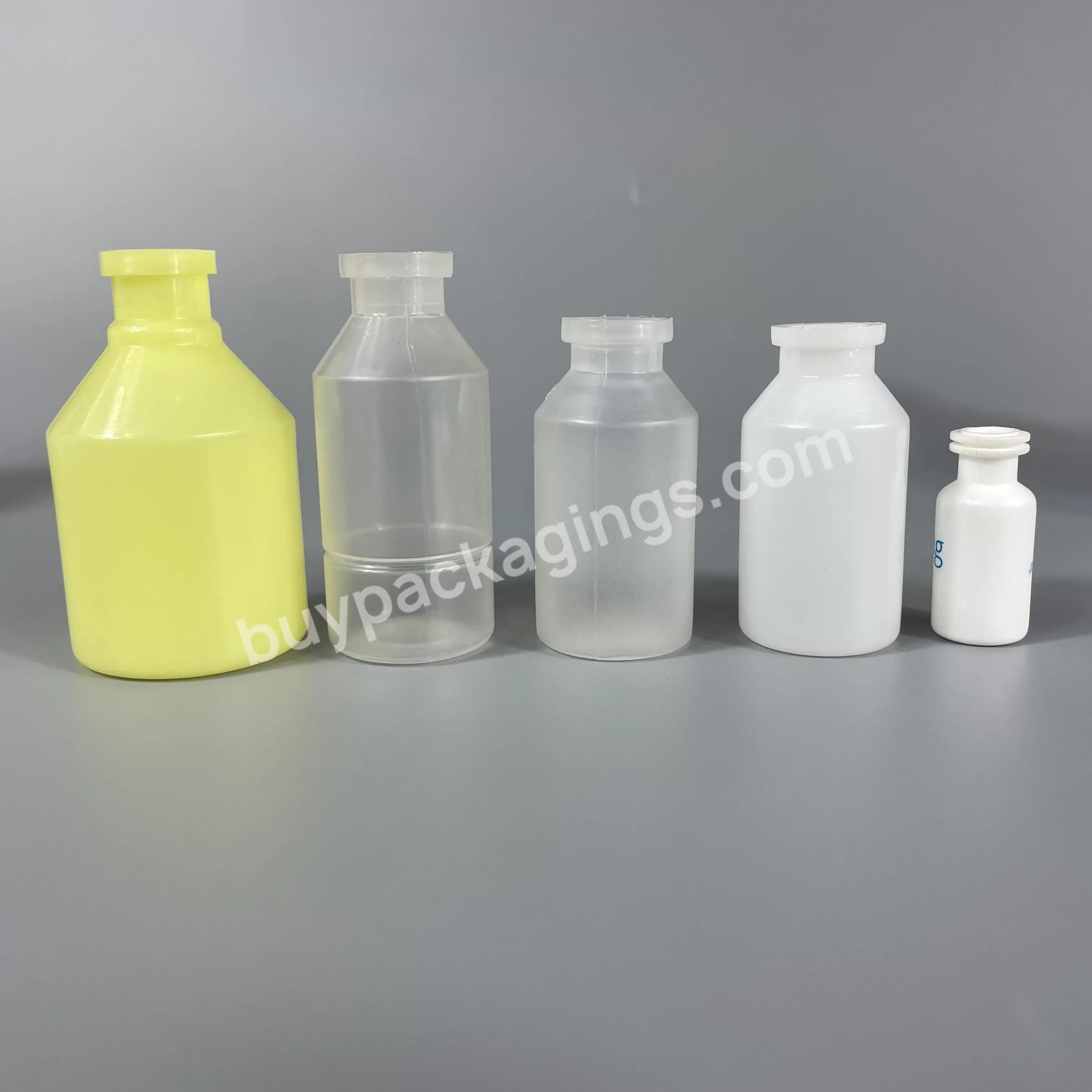 Empty Transparent Pp 10ml 20ml 30ml 50ml Plastic Vaterinary Vaccine Injection Bottle Sterile Vials For Veterinary