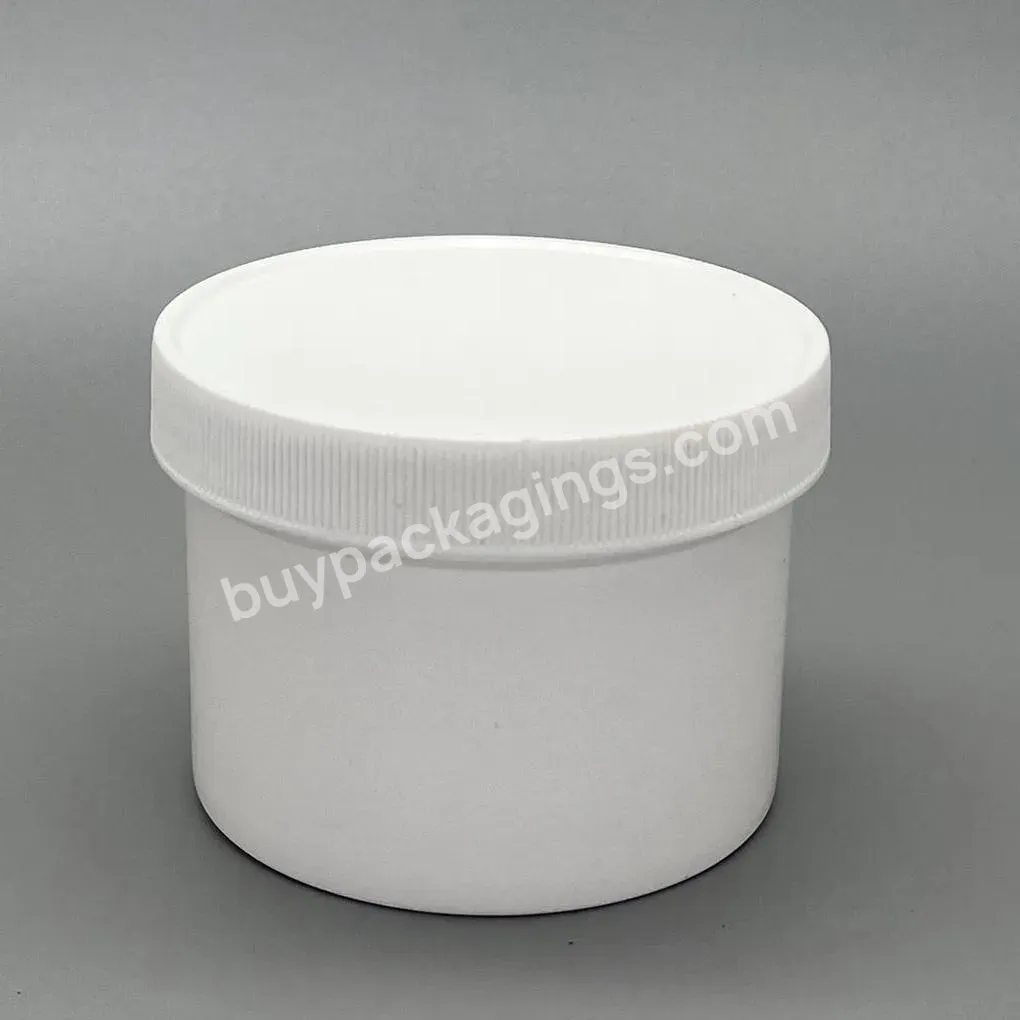 Empty White Pp Plastic Cosmetic Cream Bottle 250/300 Ml Jar Bottles For Body Lotion/facial Face/hair Dyeing Cream