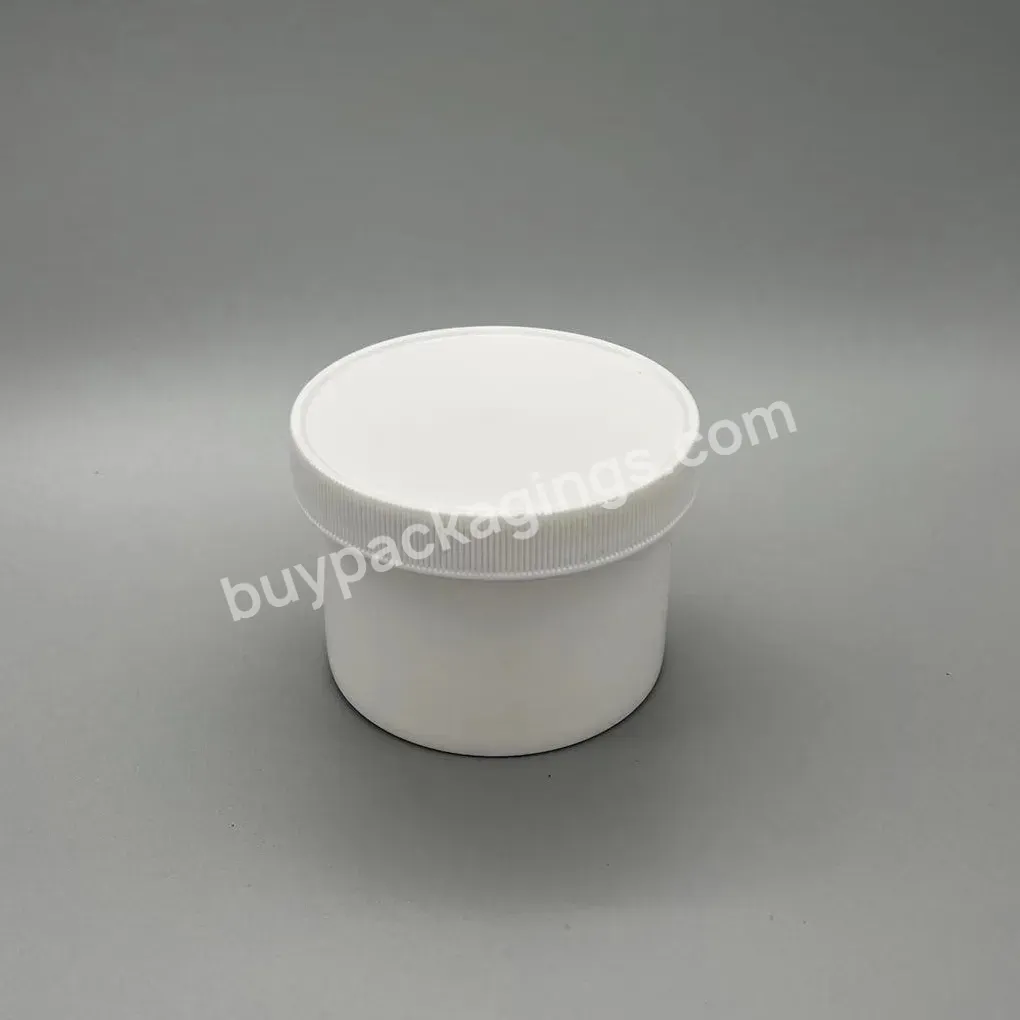 Empty White Pp Plastic Cosmetic Cream Bottle 250/300 Ml Jar Bottles For Body Lotion/facial Face/hair Dyeing Cream