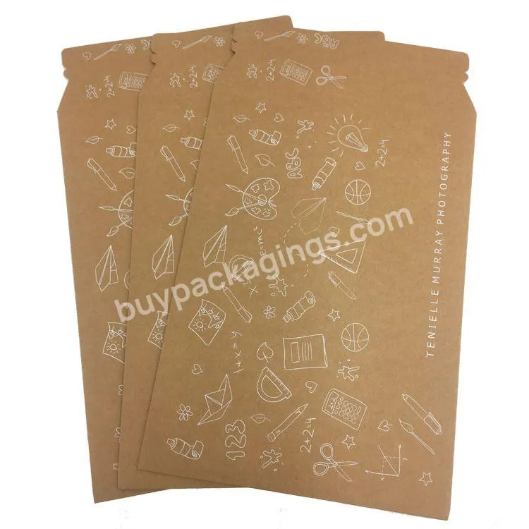 Envelope Custom Printed  Size Brown Kraft Paper Manila Envelope With Logo Or String