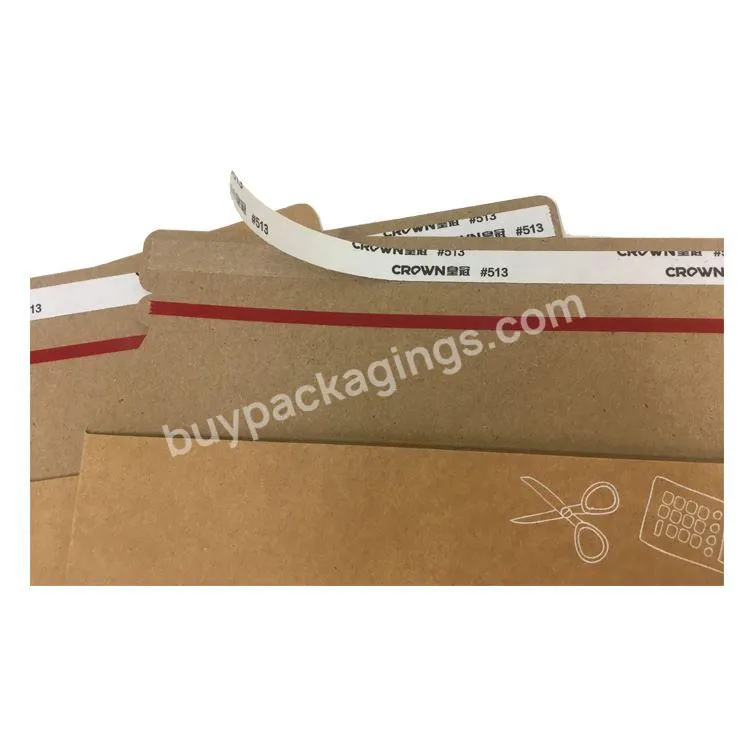 Envelope Custom Printed  Size Brown Kraft Paper Manila Envelope With Logo Or String