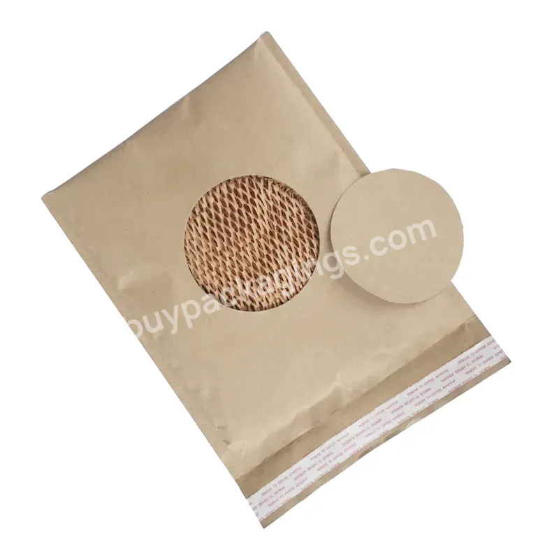 Envelope Shock Proof Mailer Recyclable And Honeycomb Kraft Paper Protection Bag