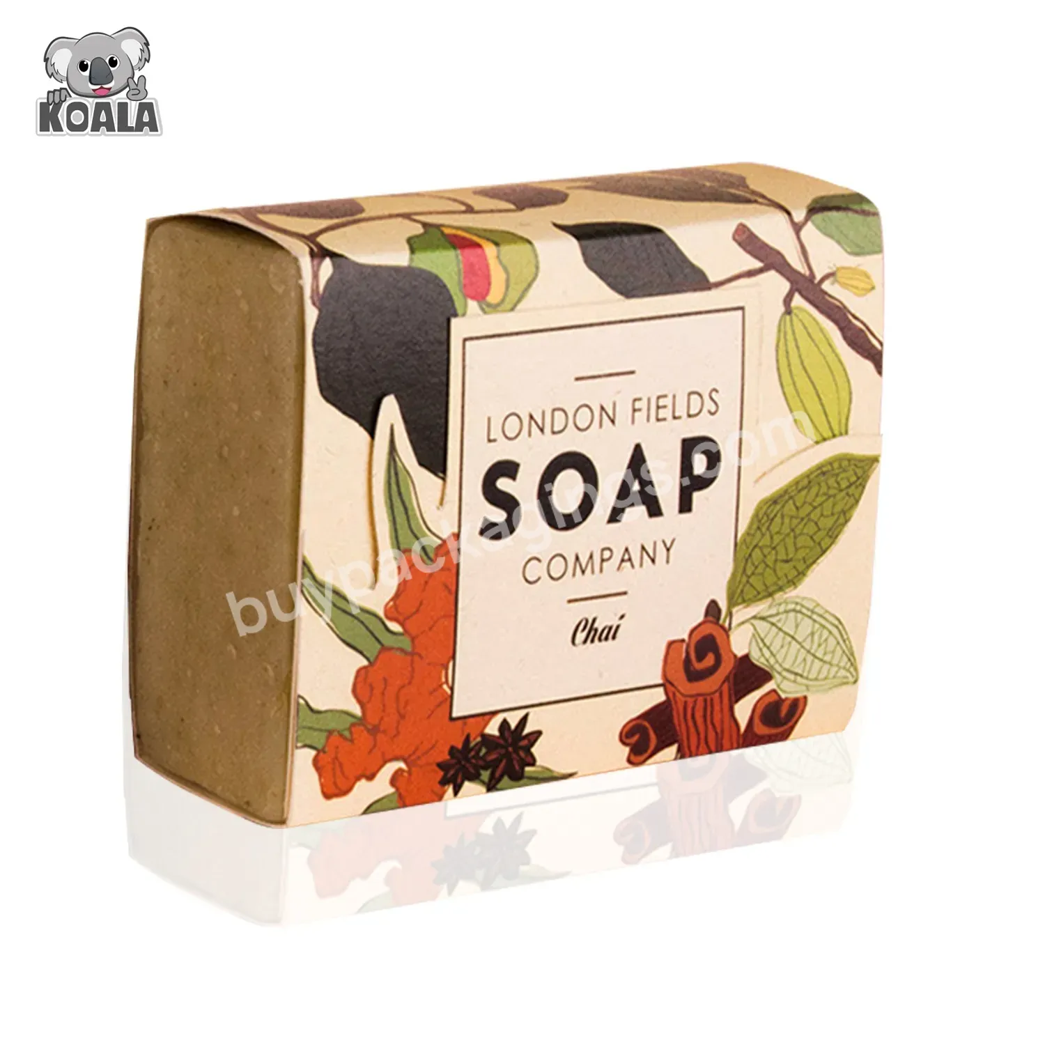 Environmental Certified 100% Recyclable Competitive Price Empty Cute Elegant Foldable Brown Kraft Card Paper Soap Box
