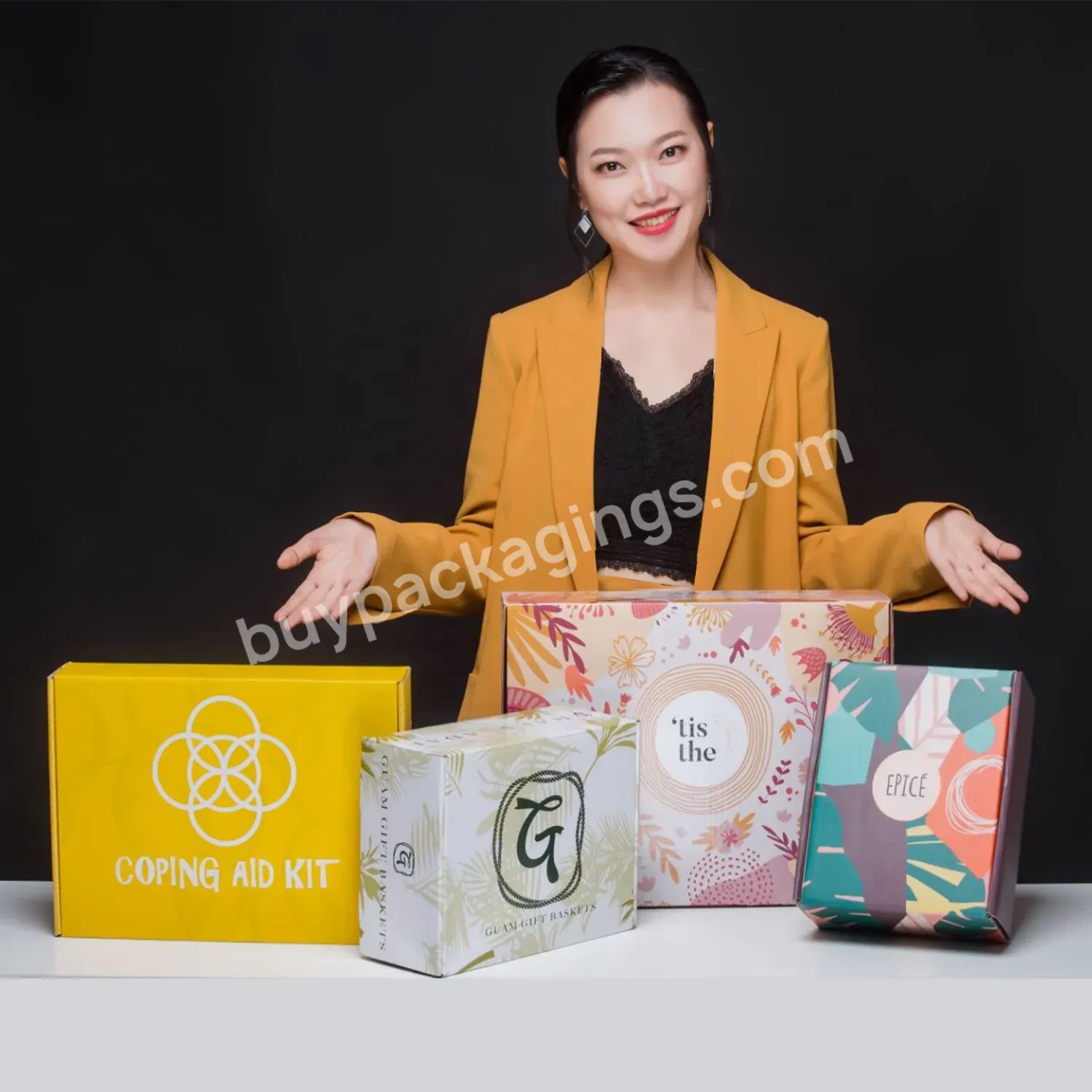 Environmental Certified 100% Recyclable Custom Eco Friendly Competitive Price Kraft Folding Product Mailer Shipping Packaging