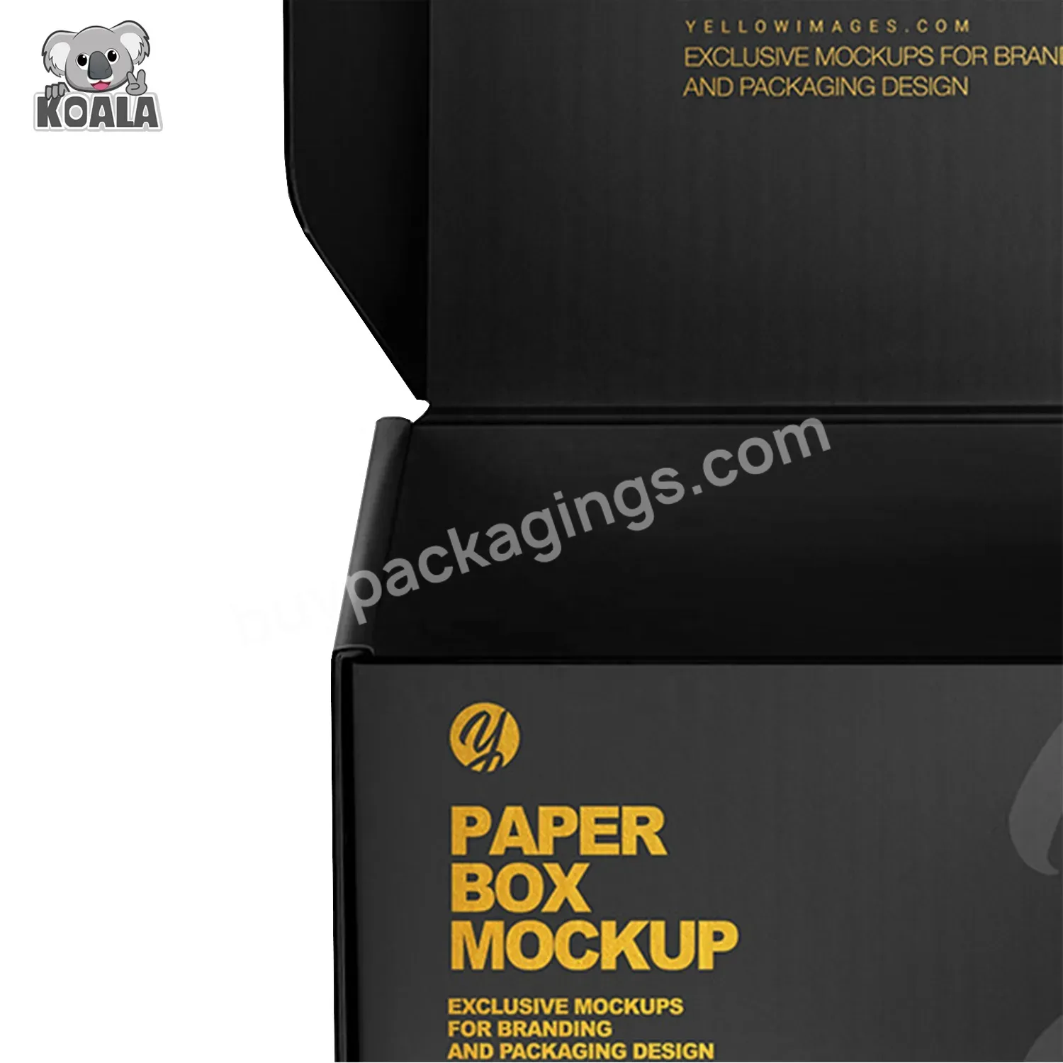 Environmental Certified 100% Recyclable Custom Free Design Logo Hot Sell High Quality Reasonable Price Black Corrugated Paper Bo