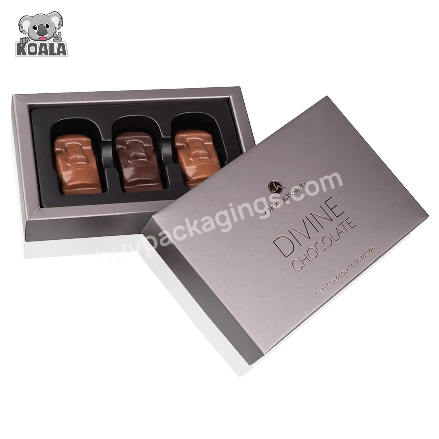 Environmental Certified Custom Logo Printed Eco Friendly Matte Paper Cardboard Luxury Wedding Chocolate Gift Boxes Packaging