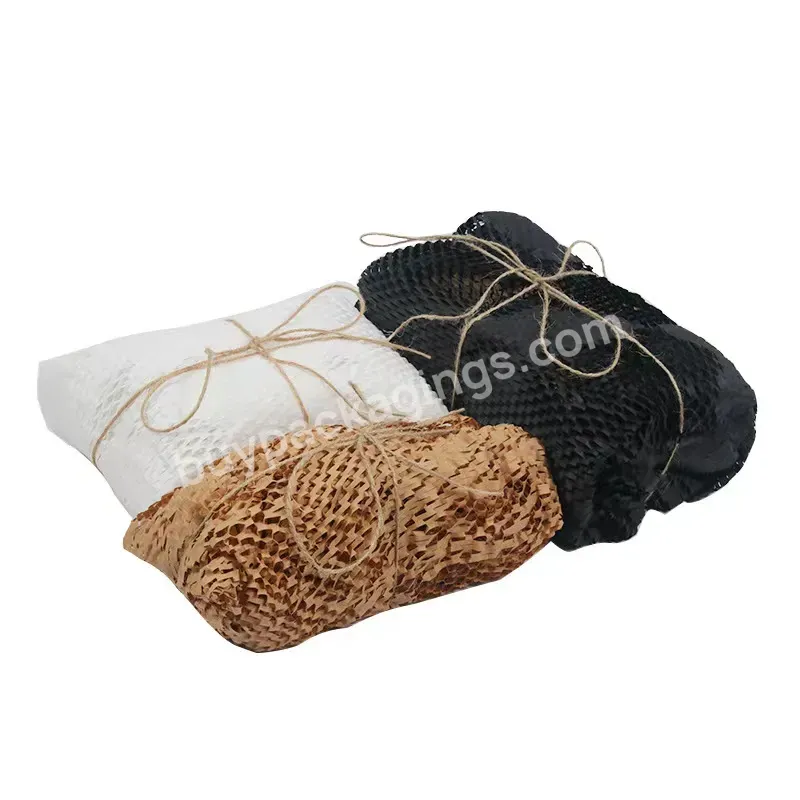 Environmental Friendly Biodegradable 3d Honeycomb Wrapping Paper Packaging Roll Honeycomb Paper Wrap