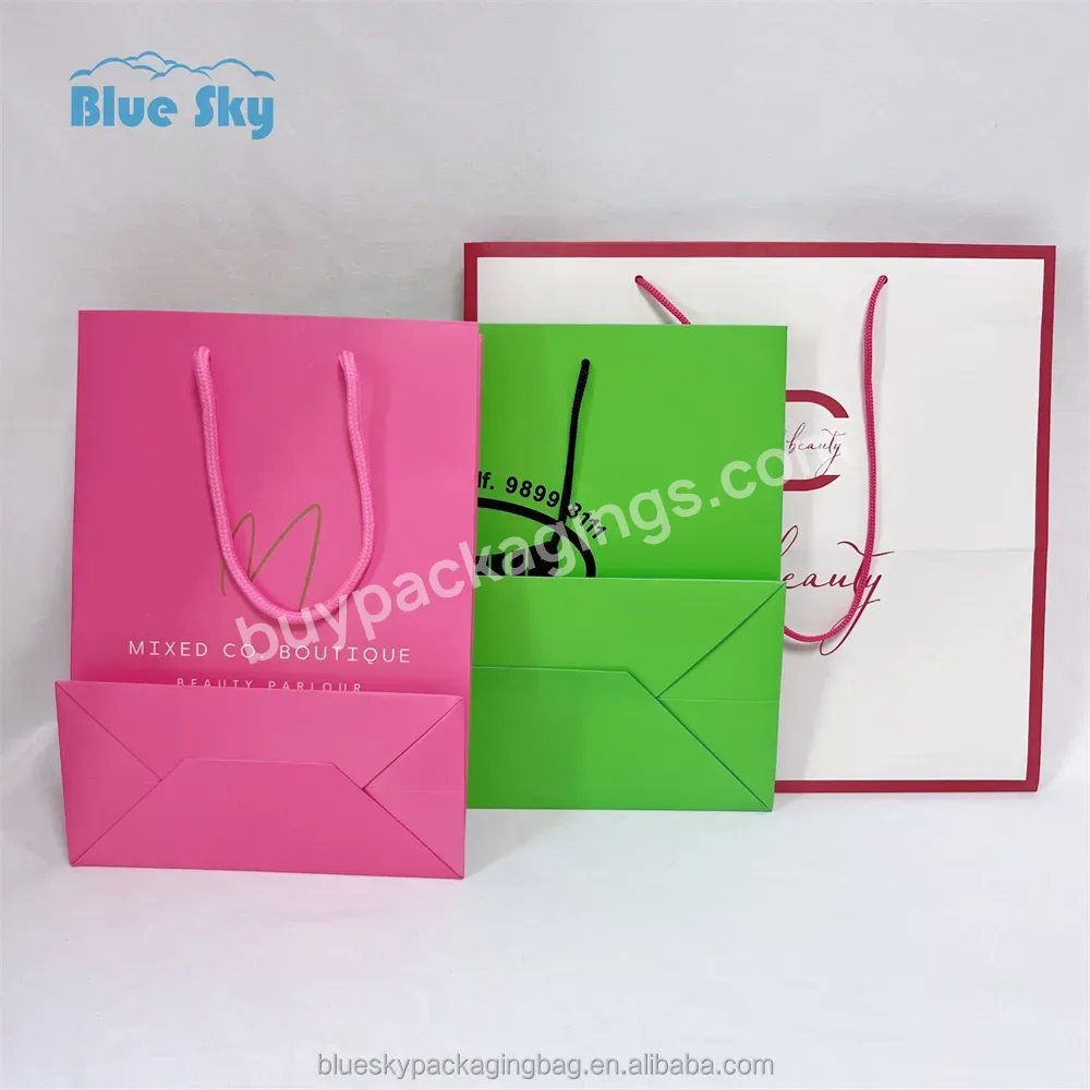 Environmental Protection Personalized Printing Luxury Luxury Gift Bag Packaging Custom Printing Promotion Thank You Gift Bag