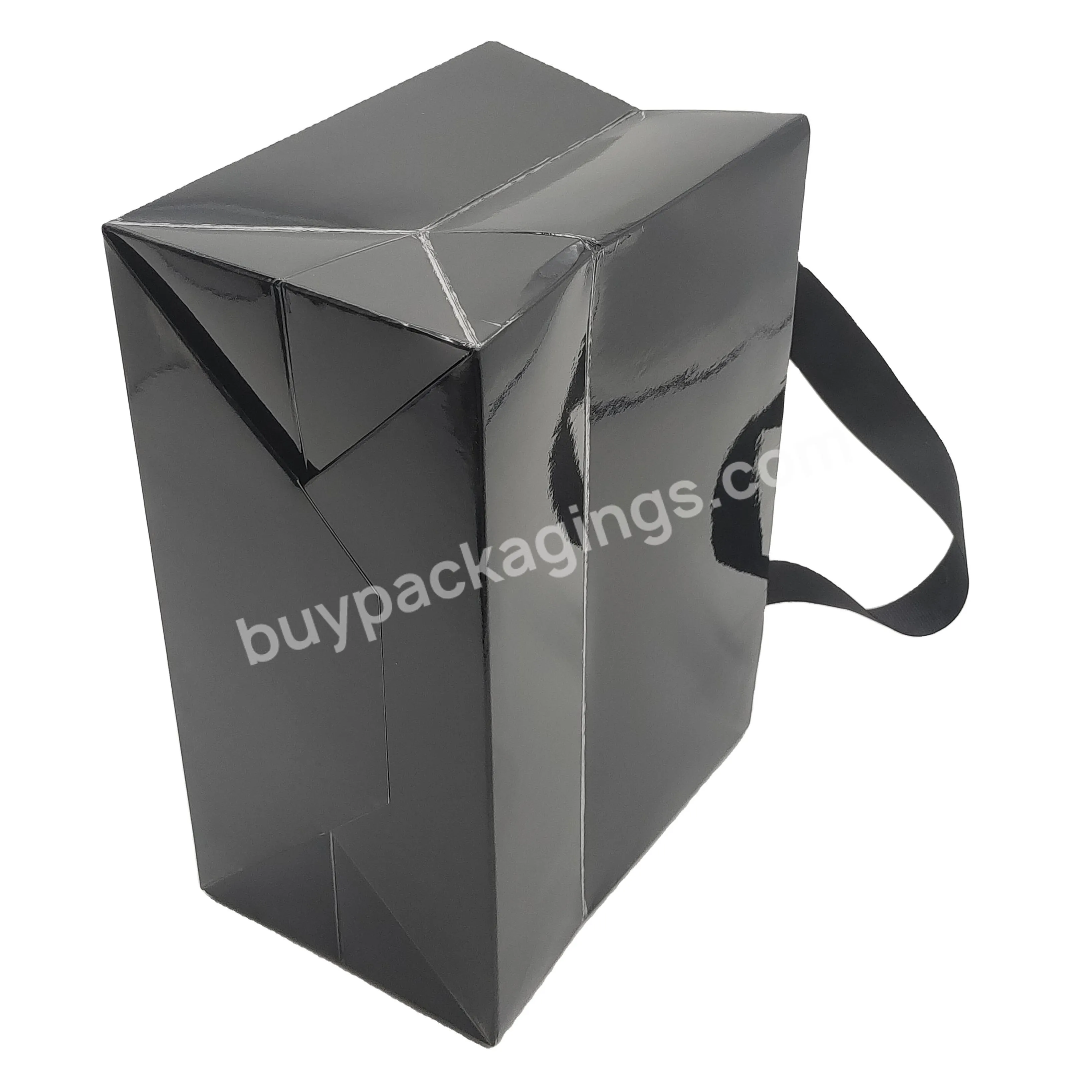 Environmental Safely Luxury Cosmetic Gift Custom Packaging Small Size Coated Art Paper Bags For Nail Tools