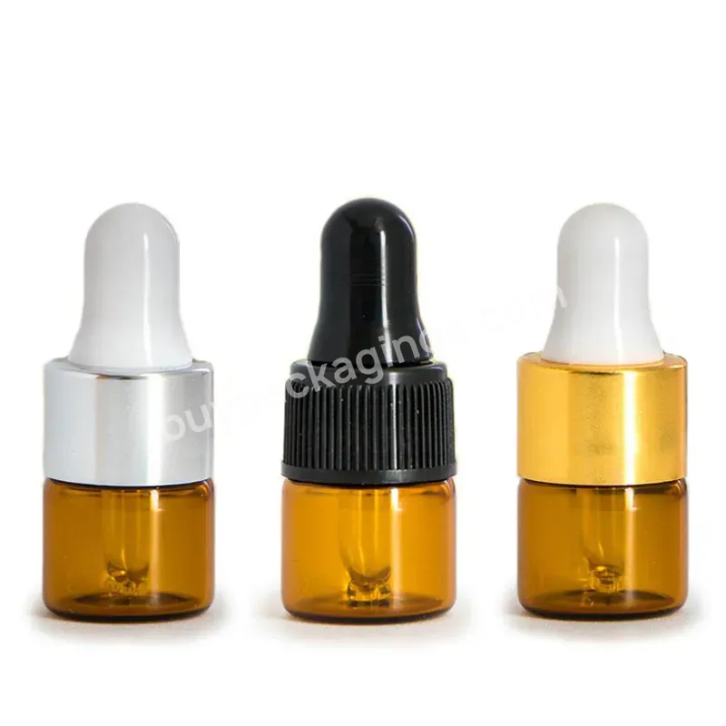 Essential Oil 1ml Bottle Dropper Glass Bottle