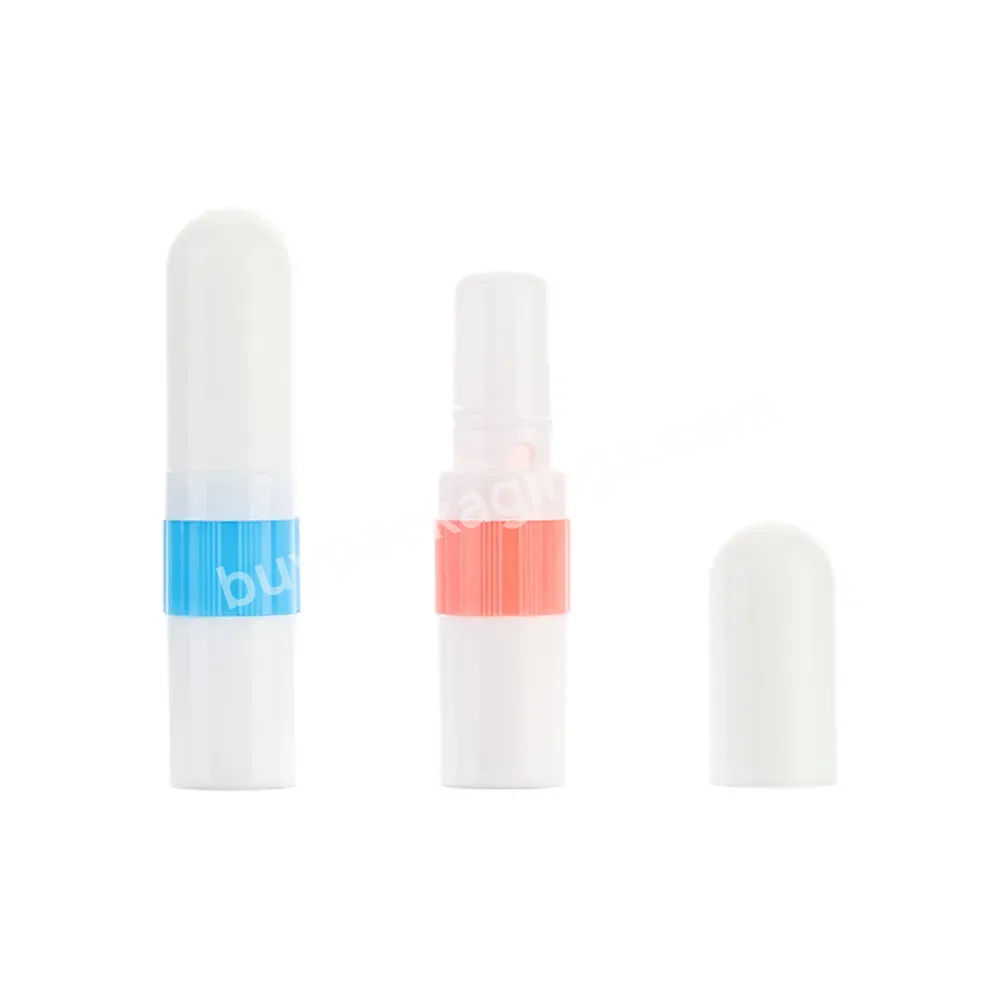 Essential Oil Aromatherapy 2 In 1 Blank Nasal Inhaler Tubes Empty Sticks With Cotton Wicks - Buy Colourful Essential Oil Blank Inhalers Tube Plastic Packaging,Empty Multi Function Nasal Inhaler Double Stick,Oil Empty Multi Color Nasal Inhaler Tubes.