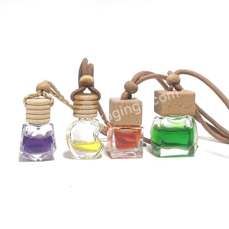 Essential Oil Empty Pendant Packaging Hanging Car Perfume Freshen Square Glass Bottle Air Freshener - Buy Car Hanging Perfume Bottle,New Product Empty Car Perfume Bottles 10 Ml Empty Bottle For Car Perfume Glass Car Air Freshener Bottles Perfume,Glas